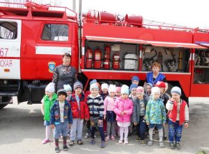 Тренировочная пожарно-тактическая эвакуация в детском саду