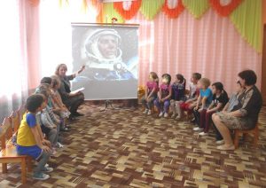Развлечение «Космическое путешествие»,  посвященное Дню космонавтики в МБДОУ Детский сад «Тополек»
