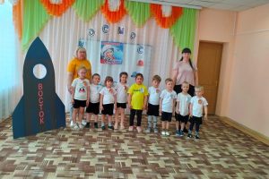 Спортивное развлечение  «Полет в космос» в МБДОУ «Детский сад «Тополек»