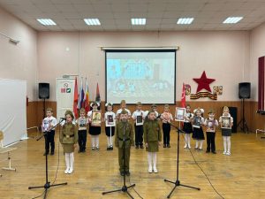 Участие в районном фестивале инсценированной песни военных лет «Песня – спутница Победы»